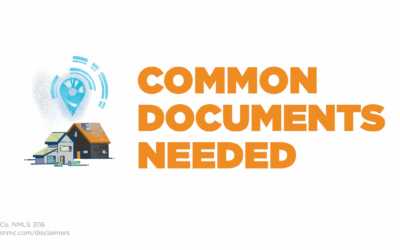 Common loan documents needed prior to closing your loan