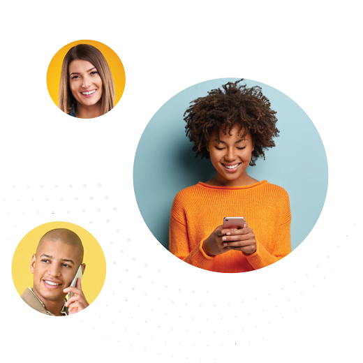 happy couple buying a new home